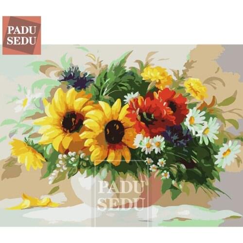 5d Diy Diamond Flower Vase Painting Crystal Diamond Embroidery Flowers Picture Mosaic Full Round Set Cross Stitch Art Home Decor