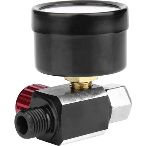 1/4'' BSP Auto Spray Gun Air Regulator With Pressure Gauge Diaphragm Control DH Universal discount