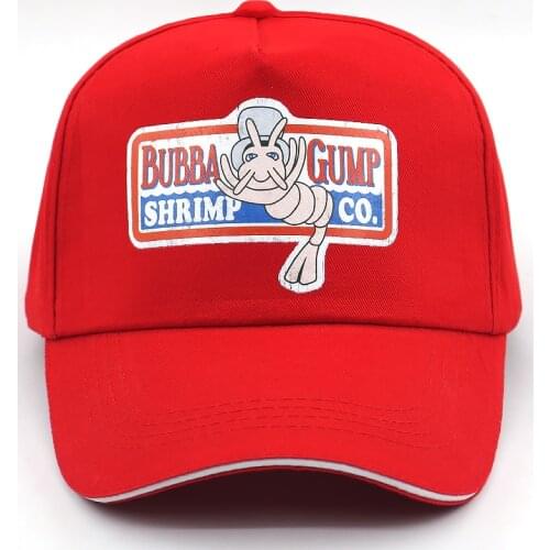 BUBBA GUMP SHRIMP CO. printing baseball cap cotton adjustable women men hip hop snapback hat new fashion retro casual caps