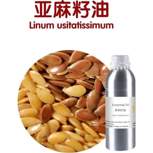 Cosmetics massage oil 100g/bottle Flax seed oil essential base oil, organic cold pressed