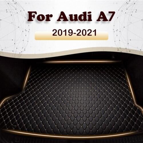 Car trunk mat for Audi A7 2019 2020 2021 Cargo Liner Carpet Interior Parts Accessories Cover