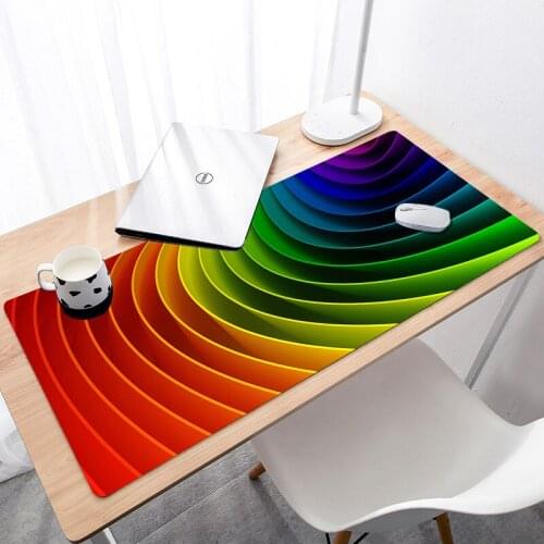 Abstract Pattern Perfect Locking Edge PC Gaming Mouse Pad 900x400mm Keyboard Desk Mat Mousepads For Keyboard Computer Player