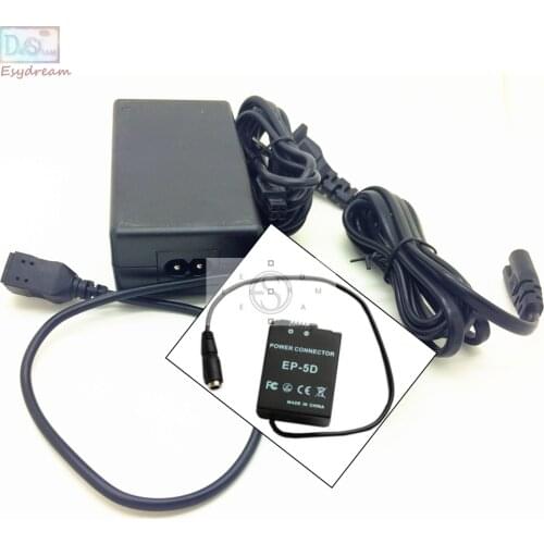 Camera AC Power Adapter Kit for Nikon 1 V2 Replace EH-5A EH-5 EP-5D EN-EL21