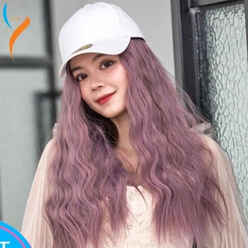 2019 New Fashion Wig Hair Baseball Cap Braid Sun Visor Hats Party Birthday Hat Costume Halloween Hip Hop Gorro