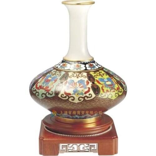 Opening celebration housewarming gift ornaments cloisonne vase Lucky boss to send a gift desktop decoration