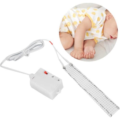 Adjustable Electric Bedwetting Alarm Reusable Bedwetting Sensor for Baby Infants Toddler Elderly Reminder Sleeping Enuresis Plas