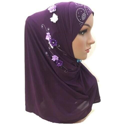 Retail 7 Flowers Muslim One Piece Hijab