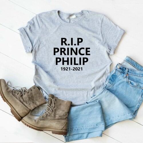R.I.P Prince Philip Shirt RIP Prince Philip Memorial Tee Duke of Edinburgh 1921-2021 T-Shirt Unisex Tops