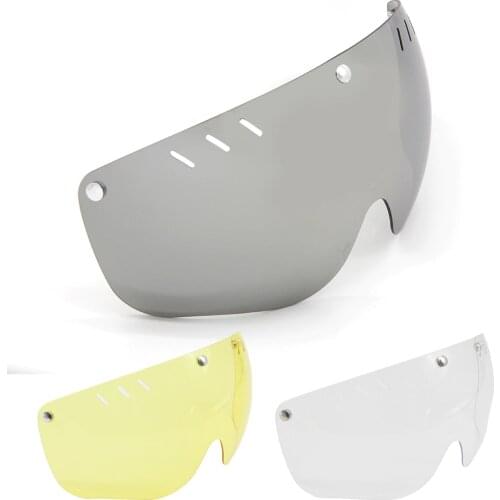 PROMEND cycling helmet glasses visor lens tt mtb road bike aero helmet transparent gray yellow Colours lens anti uv goggles