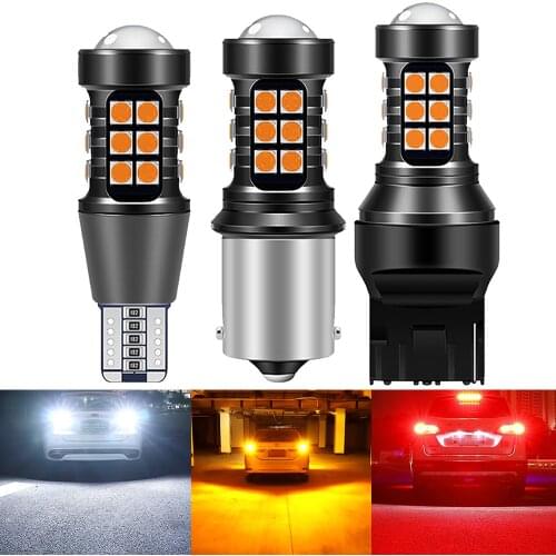 2X W16W LED Canbus T15 P21W W21W 7440 3156 LED Backup Reverse Light For Ford Focus Mondeo Fiesta Fusion Ranger Kuga Turn Signals