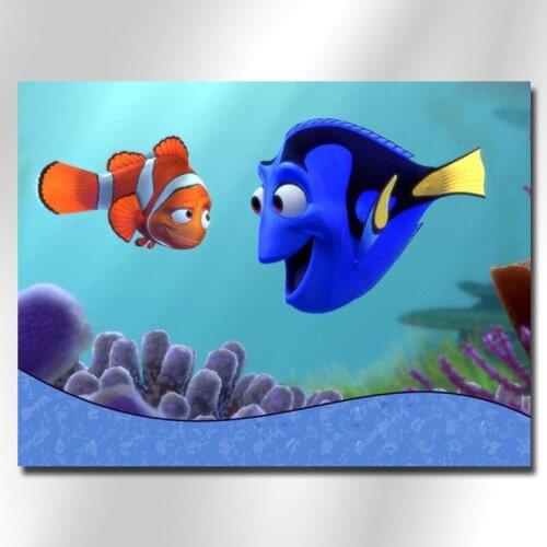 5D diamond painting Regal Blue Tang diamond embroidery Clownfish rhinestones icons diamond mosaic sale Cross stitch Home decor