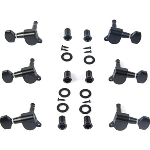 Guitar accessories 6 Pieces Black Sealed electric Tuning Pegs Tuner Machine Head 3R 3L / acoustic guitar