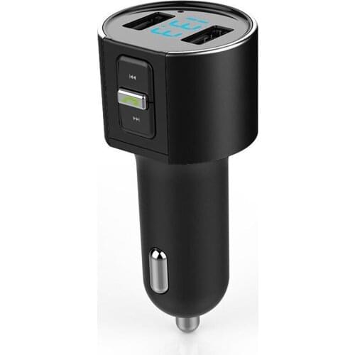 Car Bluetooth FM Transmitter Audio Receiver MP3 Player Radio Adapter Kit Dual USB Fast Charger Car Accessories