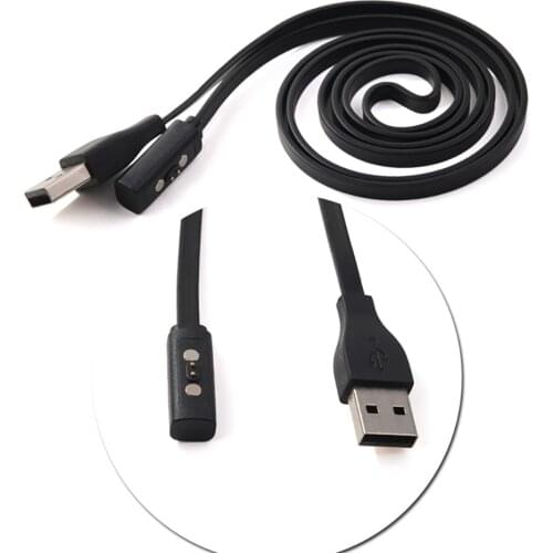 USB Replacement Wireless Charger Cradle Charging Dock Cable For Pebble Time Round Steel Smart Watch Power Portable Adapter