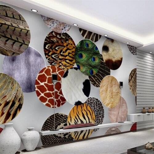 Beibehang Large wallpaper mural photo custom any size fashion high-end leather 3D living room TV backdrop decorative painting