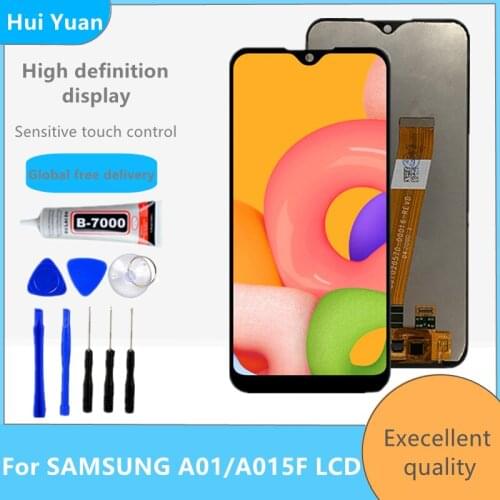 Original 5.7'' Display For Samsung Galaxy A01 A015 LCD Display With Touch Screen Digitizer A015F A015G A015DS Assembly