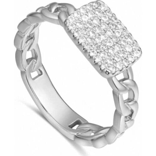 TRACYSWING Element Brand Real AAA Zirconia Micro Inlays Rose Gold Color Ring Party For Women Valentine Gift Th-130574