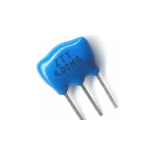 Ceramic crystal 4.000MHZ 4MHZ ZTT 4.00MG ceramic filter blue smooth