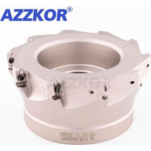 EXN03 R0.8 Body Right Angle End Mill Milling Cutter LNMU0303 Carbide Inserts T8 Wrench CNC Machine Milling Machinery Tools