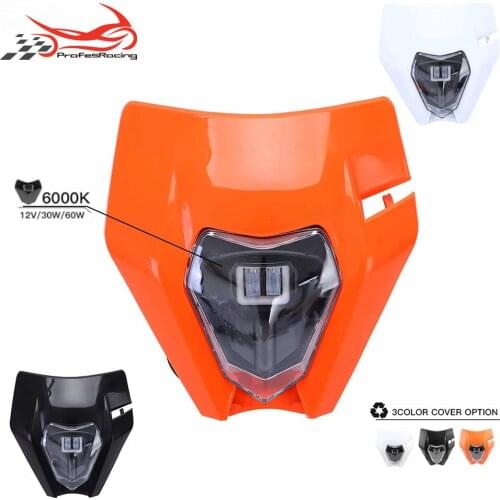 Motorcycle LED Headlight Headlamp Head Lamp Light for XC EXCF SX SXF XC XCF XCW XCFW 125 150 250 300 350 450 530 690 SMR Six Day