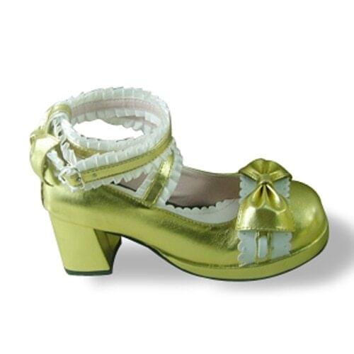 Princess sweet lolita gothic lolita shoes custom Antaina lolita sweet bow princess shoes an071 multicolor cosplay
