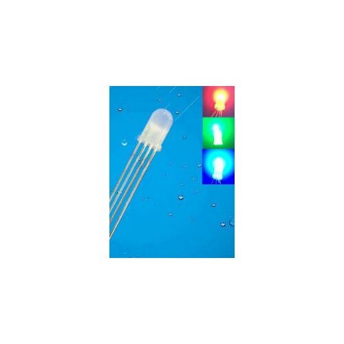 OEM Through Hole Diffused 5mm RGY LED Diode 4pins Common Anode/Cathode