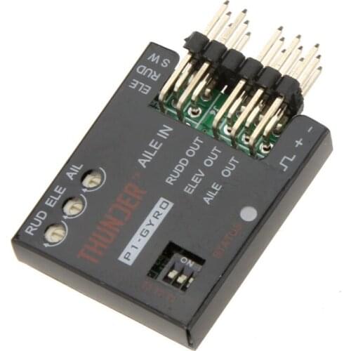 P1-GYRO 3-Axis Flight Controller Stabilizer System Gyro For Fixed Flying Wing Black