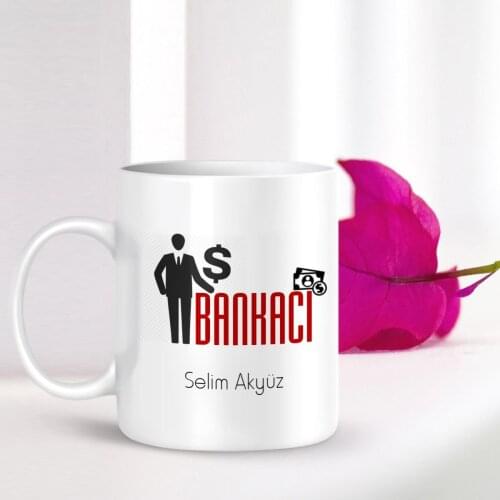 Personalized Professional Banker White Mug Cup-001 Reliable Quality Compatible Cost Effective Gift Special Design Coolest