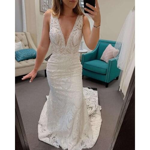 Свадебные платья с v-образным вырезом PGBKJA China At AliExpress