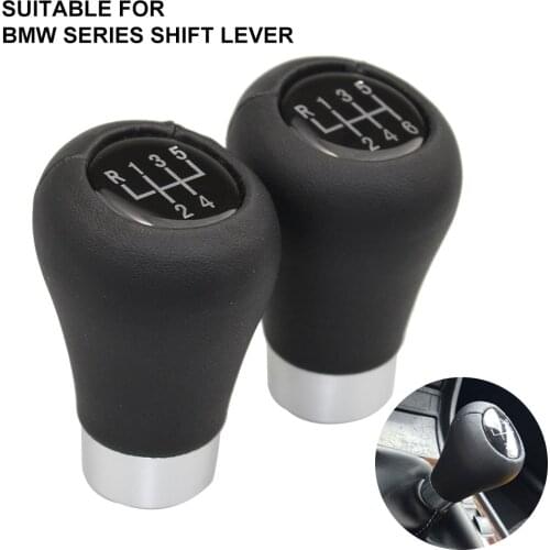 5/6 Speed Gear Shift Knob Shift Stick Replacement Knob Lever Handle Head Fit For BMW 3 1 M Performance E90 E87 Auto Accessorie