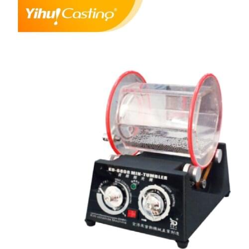 Small barrel polishing machine for gold and silver jewellery