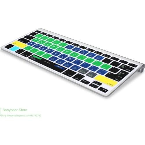 Silicone Skin Keyboard Cover Traktor Kontrol S4 Hotkey Shortcuts For Old Macbook Pro 13 15 Euro Eu Us For Macbook Air 13.3