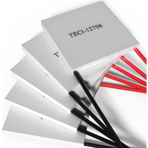 TEC1-12706 40*40mm 12V 60W Heatsink Thermoelectric Cooler Semiconductor Refrigeration Cooling Peltier Plate Module
