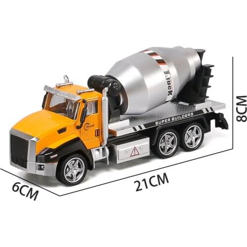 Engineering Truck Cement Mixer Model Concrete Construction Car Kids Toy Gift