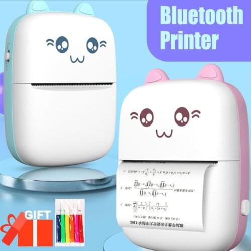 C9 Portable Mini Thermal Printer Wireless Bluetooth Photo Printer for Android IOS Photo Label Memo Wrong Question Printing