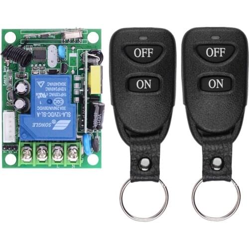 315MHz Universal Wireless Remote AC 110V 220V 1CH rf Relay and Transmitter Remote LED/Light/Fan/Home appliance Control switch