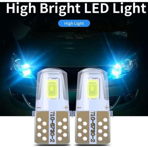 WTS 1000Pcs wholesale T10 5730 2SMD Led W5W 192 168 Clearance light Wedge led lamp Parking Silica high Bright Universal led bulb