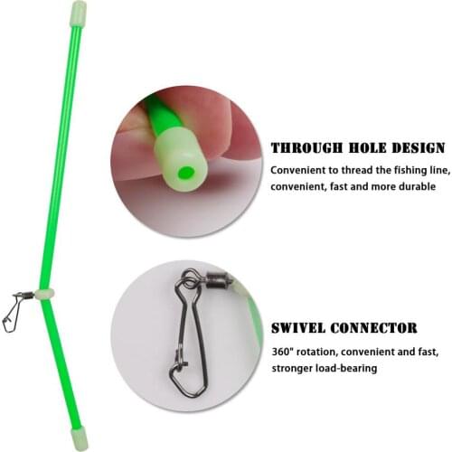 20pcs 15cm/20cmSmall Style Brass Tube Fishing Balance Connector Fishing Tackle Anti Booms Sea Fishing Accessory