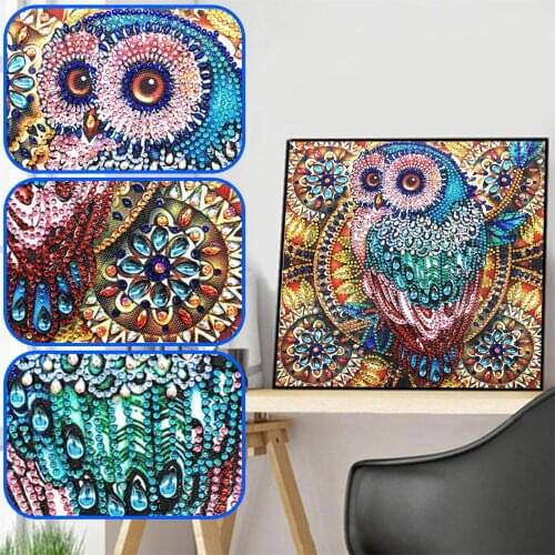 Owl DIY 5D Diamond Painting Handicraft Decoration Mandala Flower Painting Bead Embroidery Diamond Embroidery