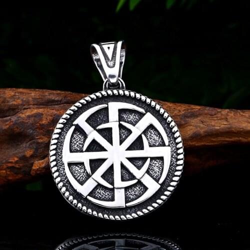 BEIER 316L stainless steel Odin Lucky Charm Fashion Jewelry Nordic Viking Mens Pendant Necklace BP8-474