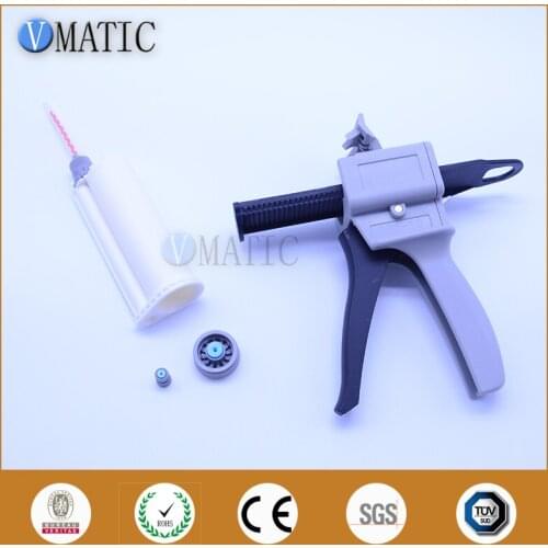 Free Shipping 10:1 Glue Dispensing Mixing Dispenser Dispensing Caulking Cartridge Gun 50ml/cc