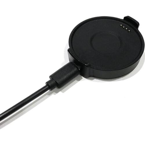 Black USB Charger Charging Dock Data Cable with Stong Magnetic Suction Design for TicWatch Pro Smart Watch Accessories