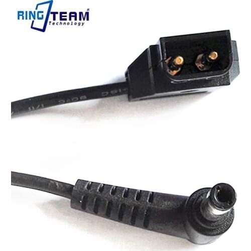 D-Tap Male to Right Angle DC 5.5x2.5mm Power Supply Cable 50cm for BMCC BMPC BlackMagic Cinema Production Cameras / Lights