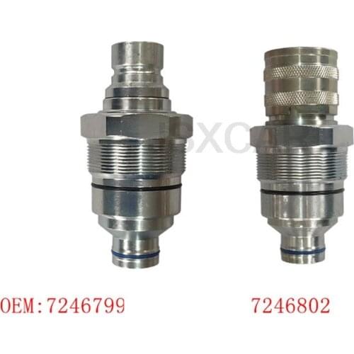 FOR Bobcat 7246799 new quick coupling 7246802 skid steer loader accessories series high-quality Free shipping accessories Daquan