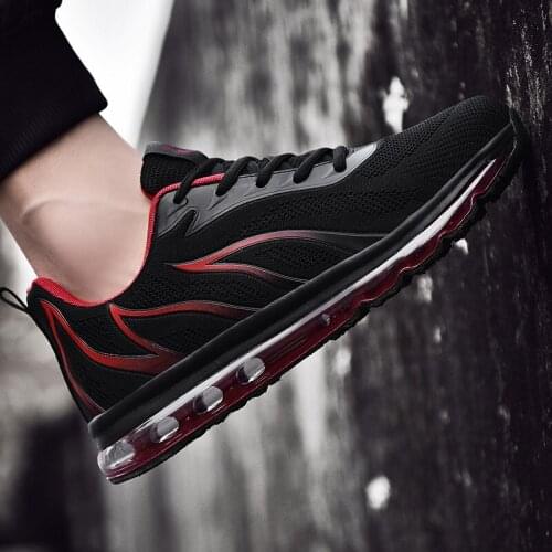 New full Air Cushion Shoes Men Mesh Breathable Light Running Shoes Spring Autumn Walking Shoes Men Sneakers Zapatillas Hombre