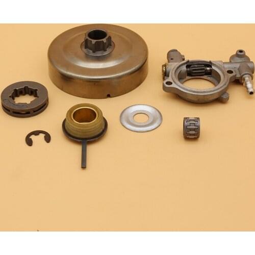 Clutch Drum Oil Pump 7-325 Rim Sprocket Kit For Stihl 024 026 MS240 MS260 Garden Chainsaw Replacement Parts