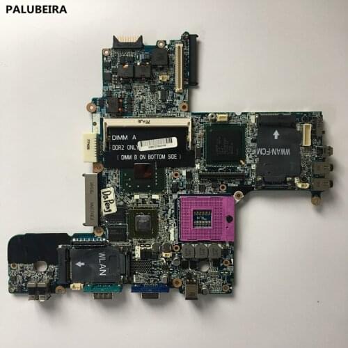 PALUBEIRA for dell D630 laptop motherboard with video card chip DDR2 CN-0R872J 0R872J LA-3302P CN-0PN302 0PN302 100% test ok