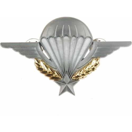 FRANCE BREVET PARATROOPER PARACHUTISTE E.CHOLET METAL BADGE PIN Military Store 5605101