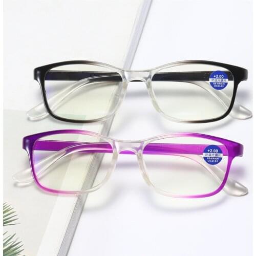 Reading Glasses Men women Anti Blue Rays Presbyopia Eyeglasses Antifatigue Computer Eyewear with +1.5 +2.0 +2.5 +3.0 +3.5 +4.0