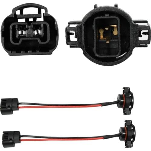 YUNPICAR 5202 H16 Extension Wire Harness Socket For Headlights Fog Lights Retrofit Work Use,(Pack of 2)